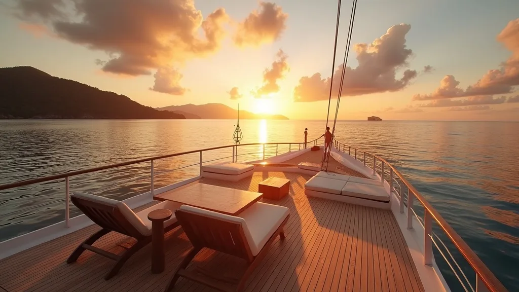 Motor Yacht vs Sailing Yacht in Raja Ampat